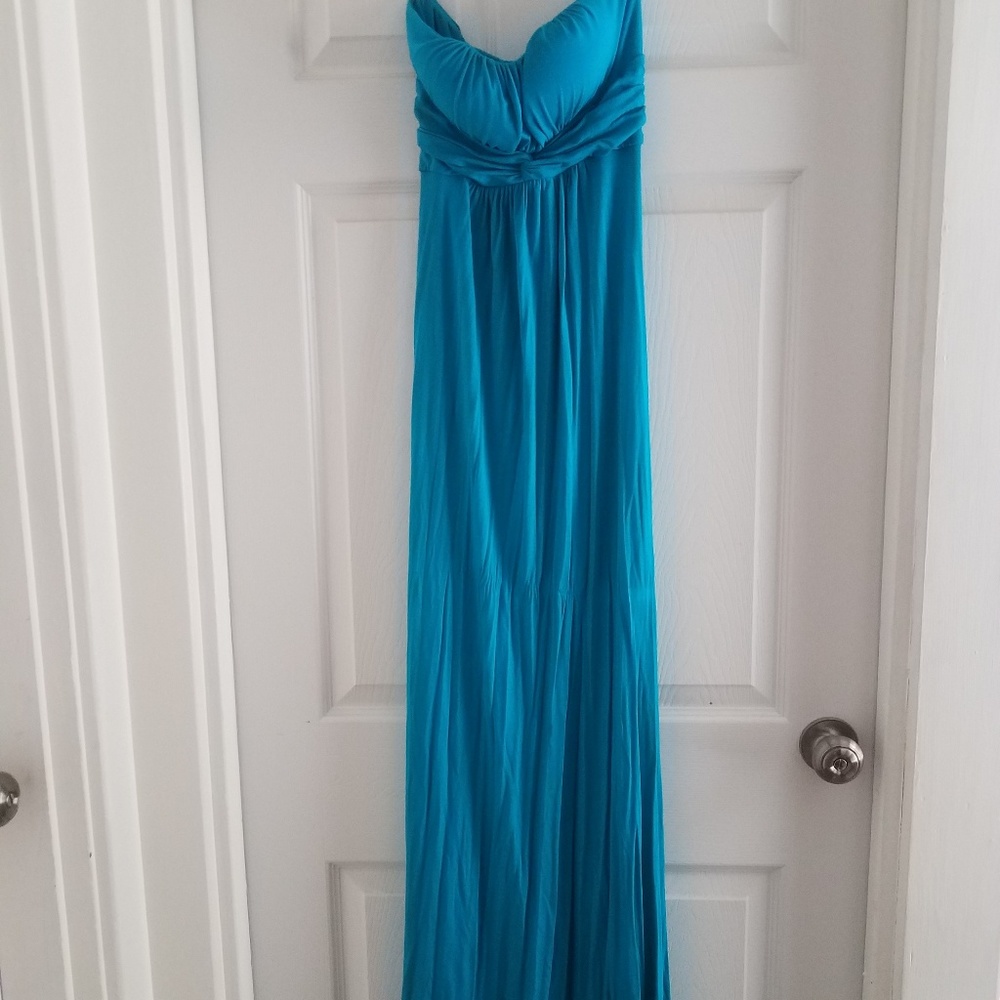Strapless 21 ankle length dress